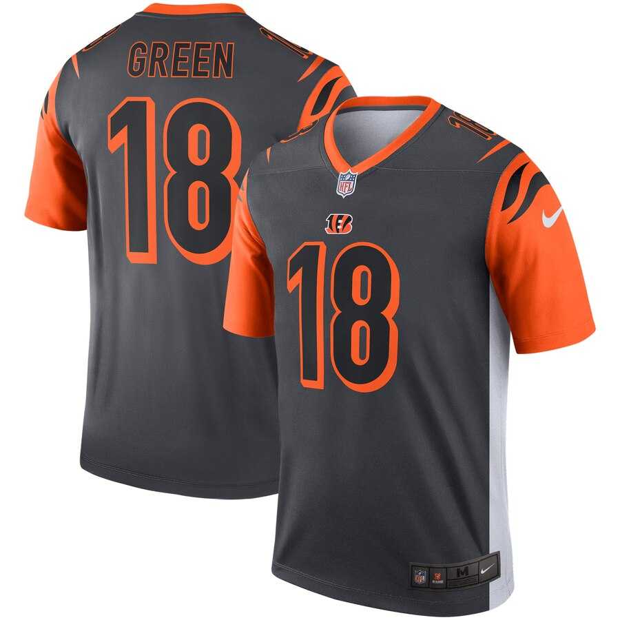 Nike Bengals 18 A.J. Green Black Inverted Legend Jersey Dzhi,We sell and wholesale Nike Bengals 18 A.J. Green Black Inverted Legend Jersey Dzhi on line form chian!